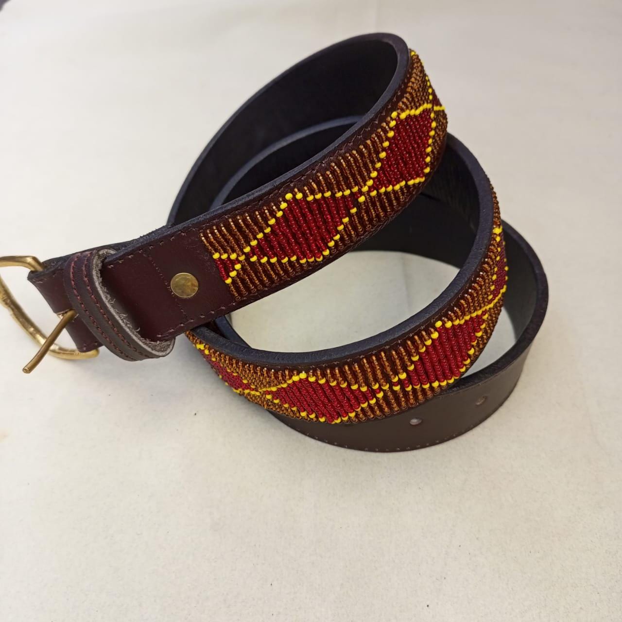 Maasai belt, Leather belt, Beaded belt, Handmade belt, Christmas gifts for loved ones African beaded belt, unisex belt, Casual belt, Boho