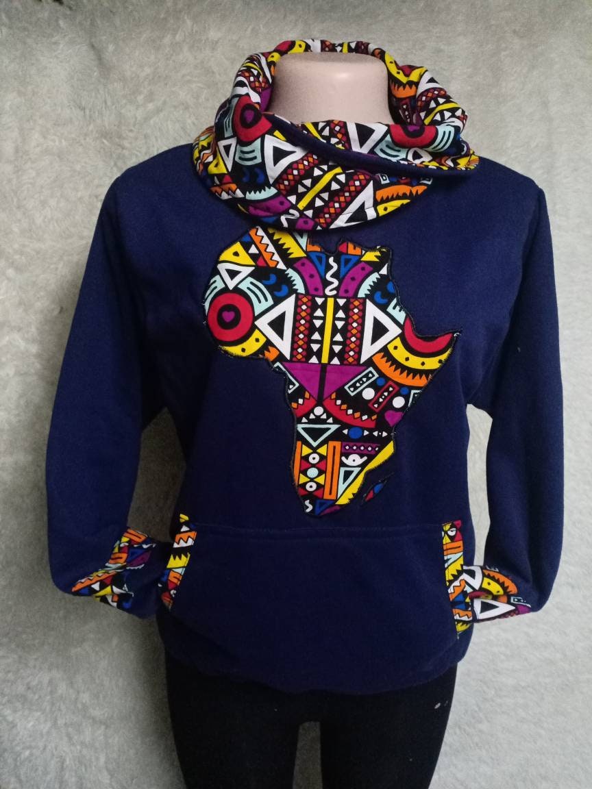 African unisex hood/Handmade Custom Winter Hood/Warm jacket/Custom Winter Hood/Personalized Winter hood /christmass gift