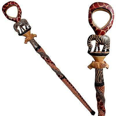 African wood Original Hiking Walking stick/Handmade Kenya Africa Mahogany Hardwood UnisexCane/Hand designed Cane/ Wooden walking stick