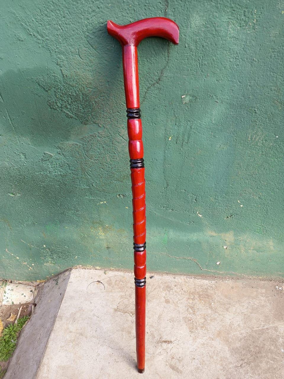 African wood Original Hiking Walking stick/Handmade Kenya Africa Mahogany Hardwood UnisexCane/Hand designed Cane/ Wooden walking stick