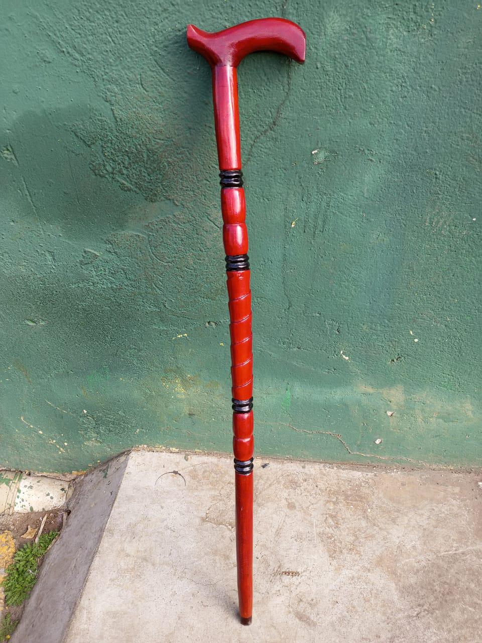 African wood Original Hiking Walking stick/Handmade Kenya Africa Mahogany Hardwood UnisexCane/Hand designed Cane/ Wooden walking stick