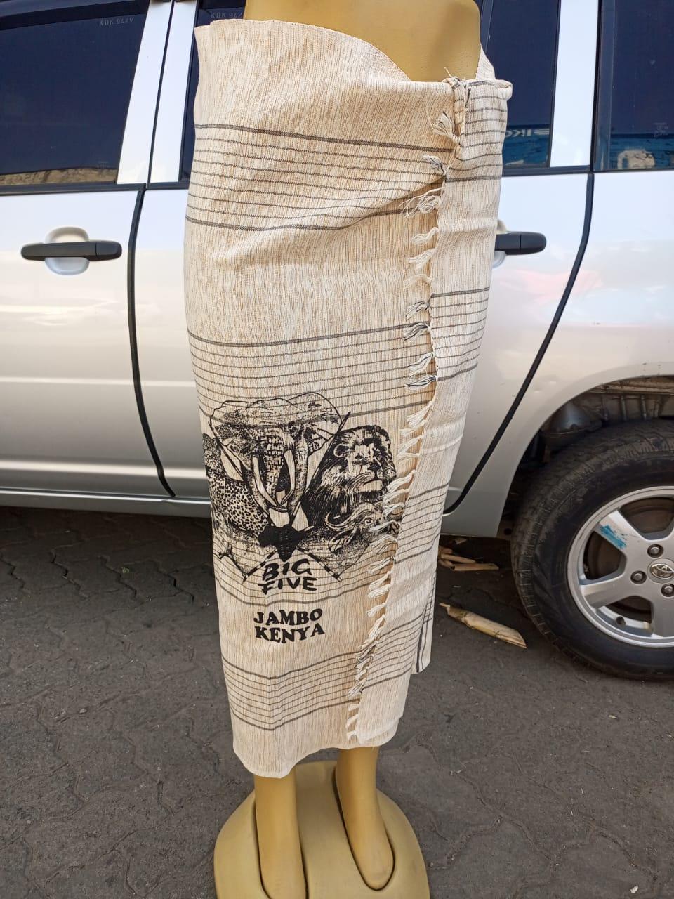 Hakuna Matata Authentic Kenyan Kikoy, Handwoven Wraps - Scarves & Beachwear, African Sarong, Beach Cover Up