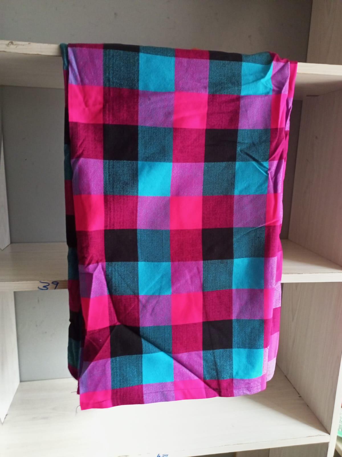 Authentic Maasai Shuka Blanket - Traditional African Tribal Wrap, Red Plaid Safari Blanket for Home Décor or Outdoor Adventures