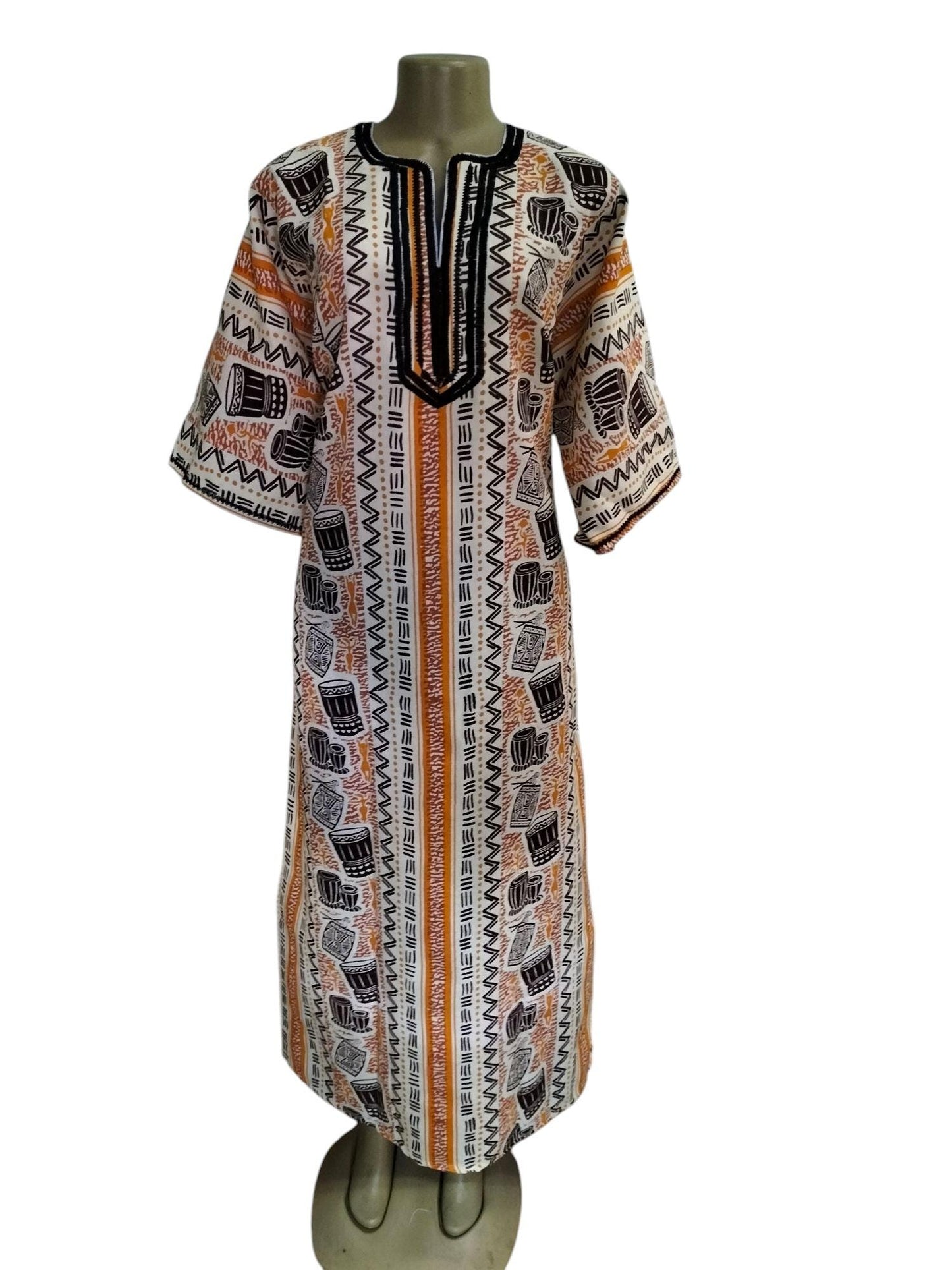 Authentic African Print Dress – Handmade Ankara Dress, Vibrant and Stylish, Perfect for Parties & Special Occasions