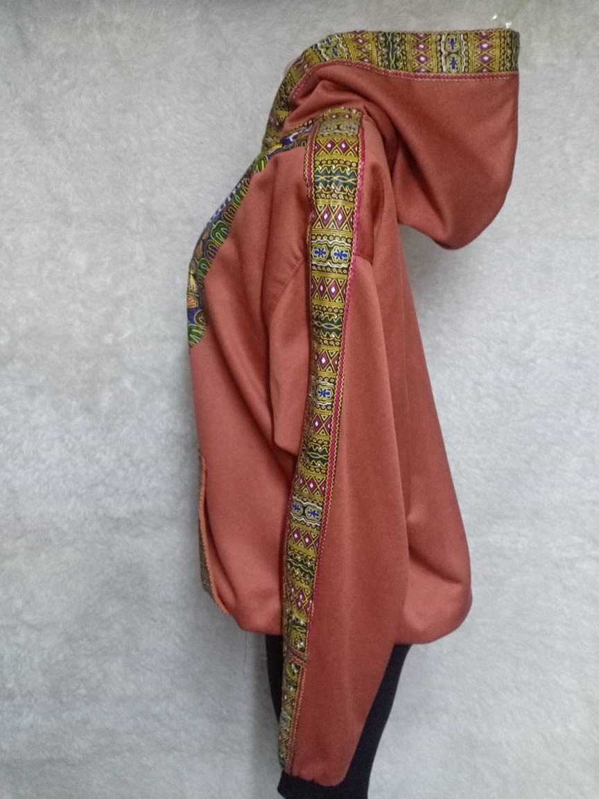 African unisex hood /Handmade Custom Winter Hood/Warm, and Stylish Cold Weather Gear/ Winter Hood/Personalized Winter hood /chrismass gift