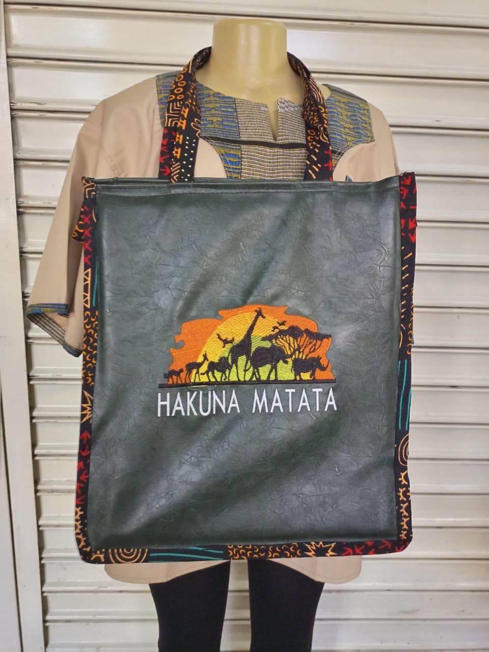 African Leather Tote bag, handcrafted laptop bag,Black woman modern African tote bag, Stylish tote bag, Brown girl bag, travel bag.
