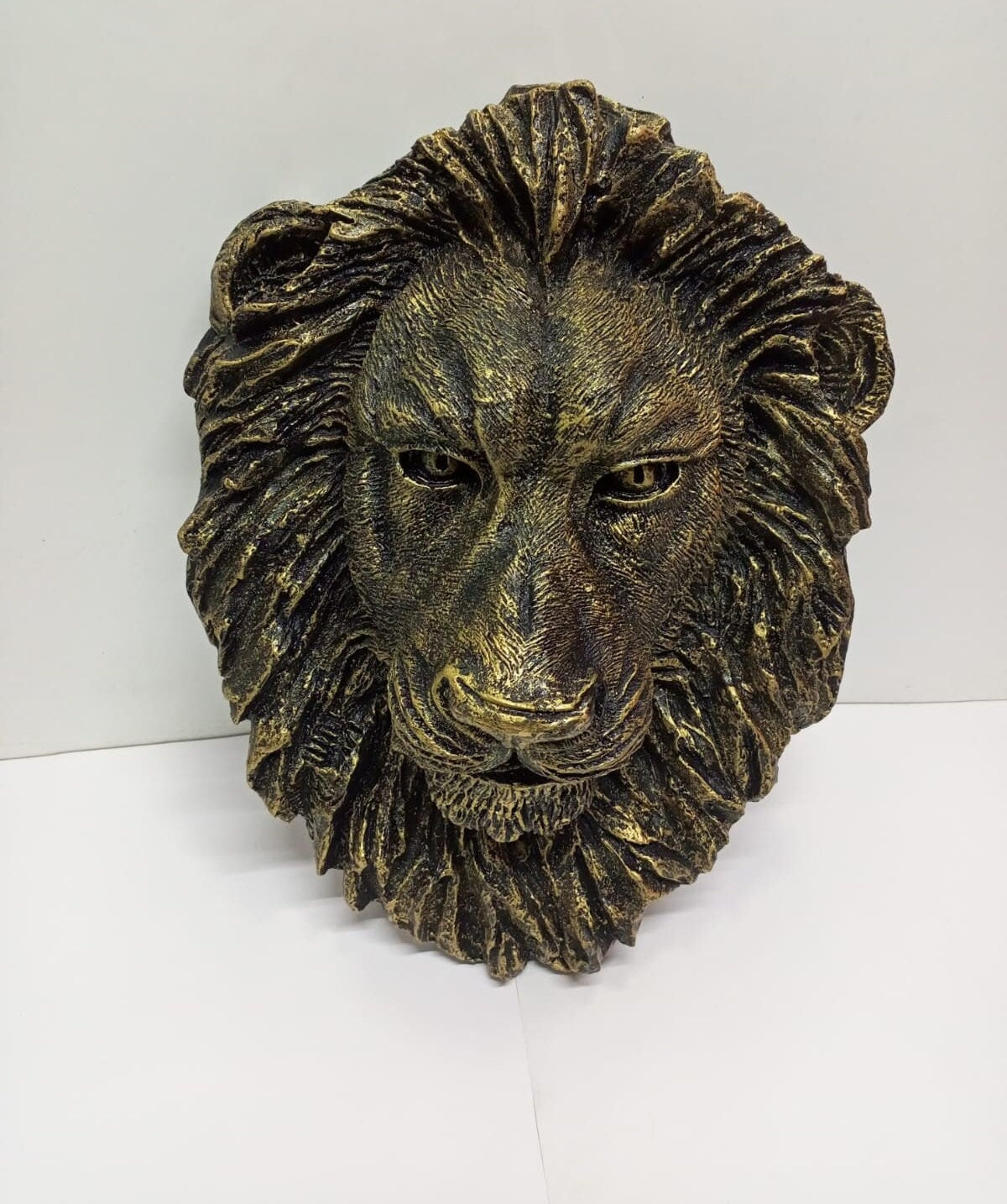 Handmade Lion Head Wall Art/Fiber Lion Sculpture/Unique African Safari Decor/Boho Jungle Theme/Animal Wall Art/Wildlife Home Decor