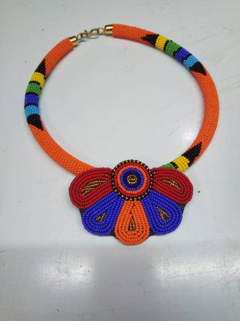 Boho Statement Jewelry/Colorful Seed Bead Necklace/Layered Necklace for Women/Gift for Her/Handmade Beaded Necklace/gift for women