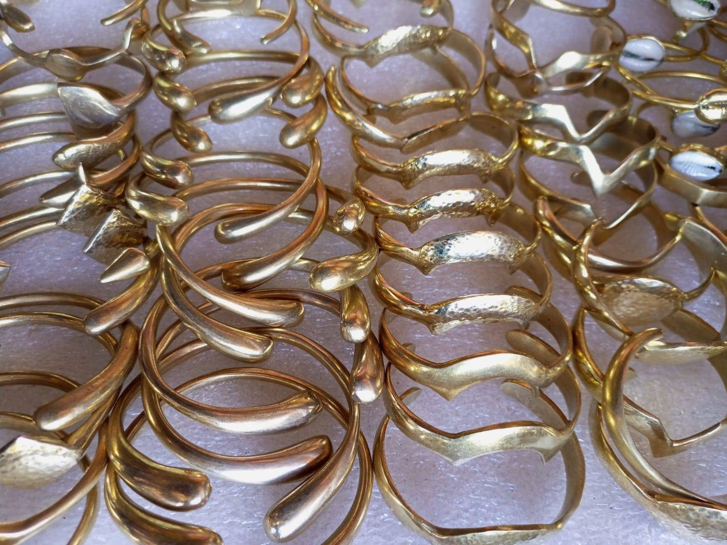 ON SALE: Wholesale African brass bracelets, A set of 50brass bracelets, African continent bracelet, Wholesale brass bangles, Christmas gift