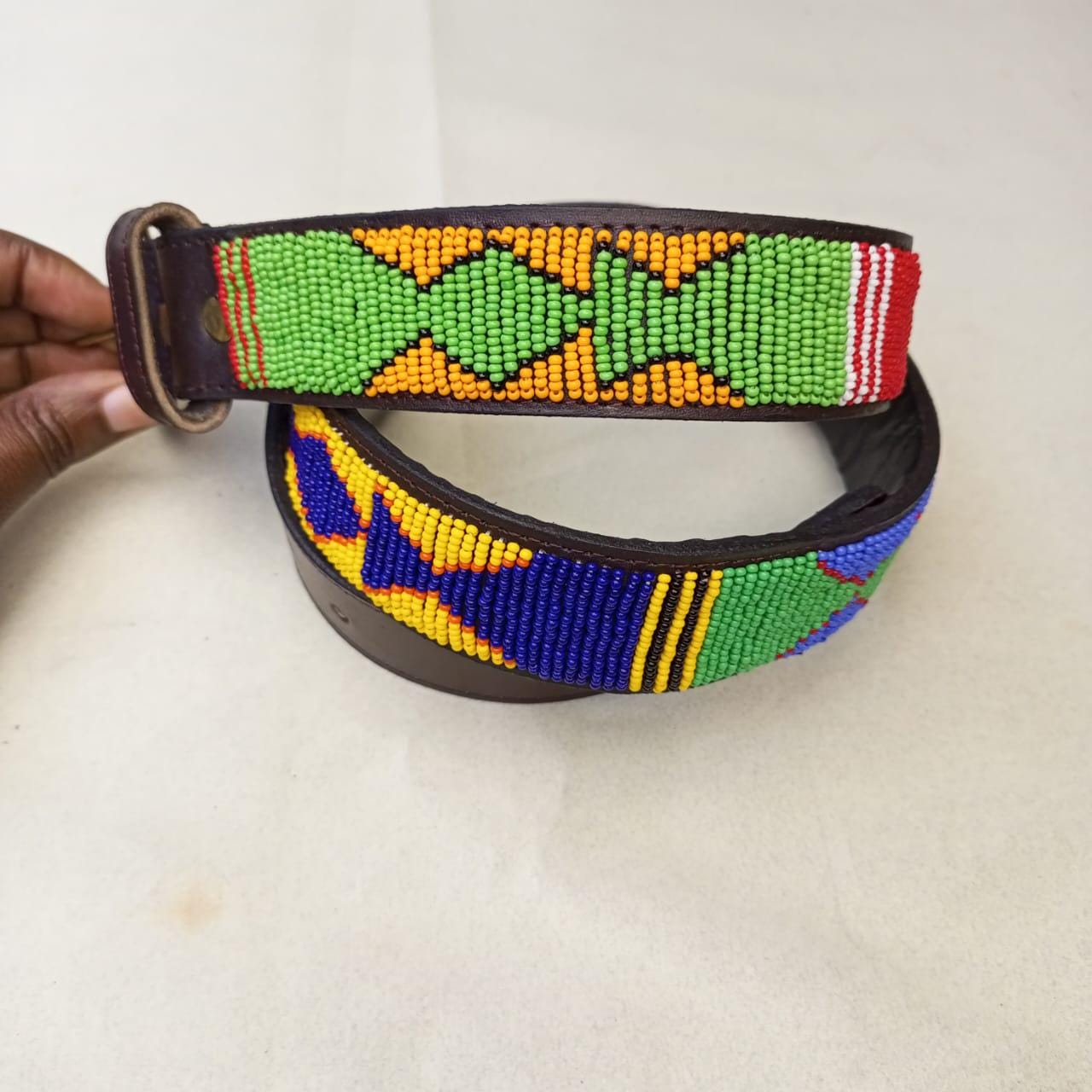 Maasai belt, Leather belt, Beaded belt, Handmade belt, Christmas gifts for loved ones African beaded belt, unisex belt, Casual belt, Boho