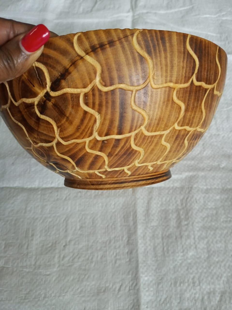 Handmade Wooden Bowl Candle | Christmas Soy Candle bowl| Holiday Gift | Rustic Home Decor | Aromatherapy Candle in Wooden Bowl
