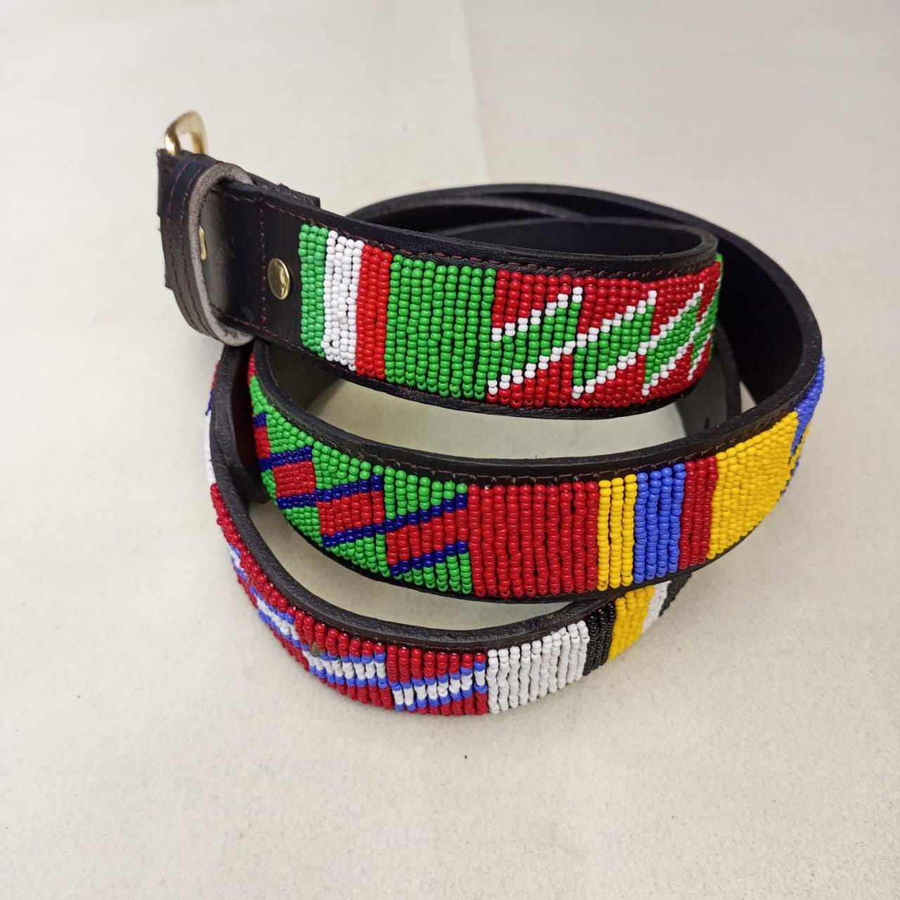 Maasai belt, Leather belt, Beaded belt, Handmade belt, Christmas gifts for loved ones African beaded belt, unisex belt, Casual belt, Boho