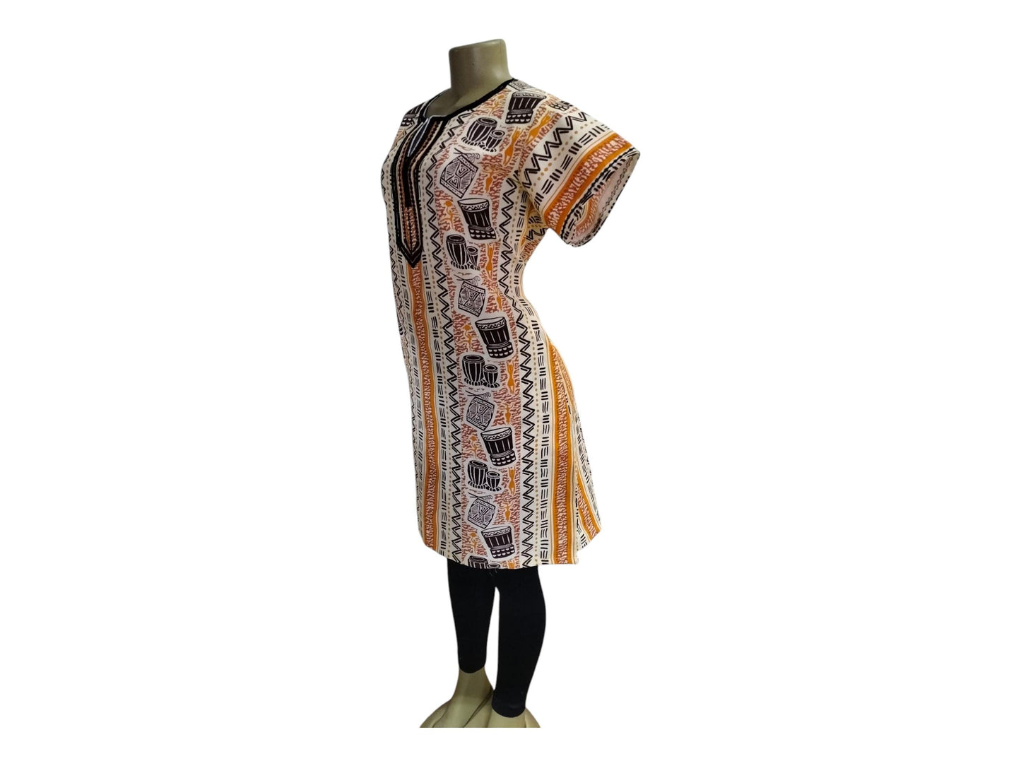 Authentic African Print Dress – Handmade Ankara Dress, Vibrant and Stylish, Perfect for Parties & Special Occasions