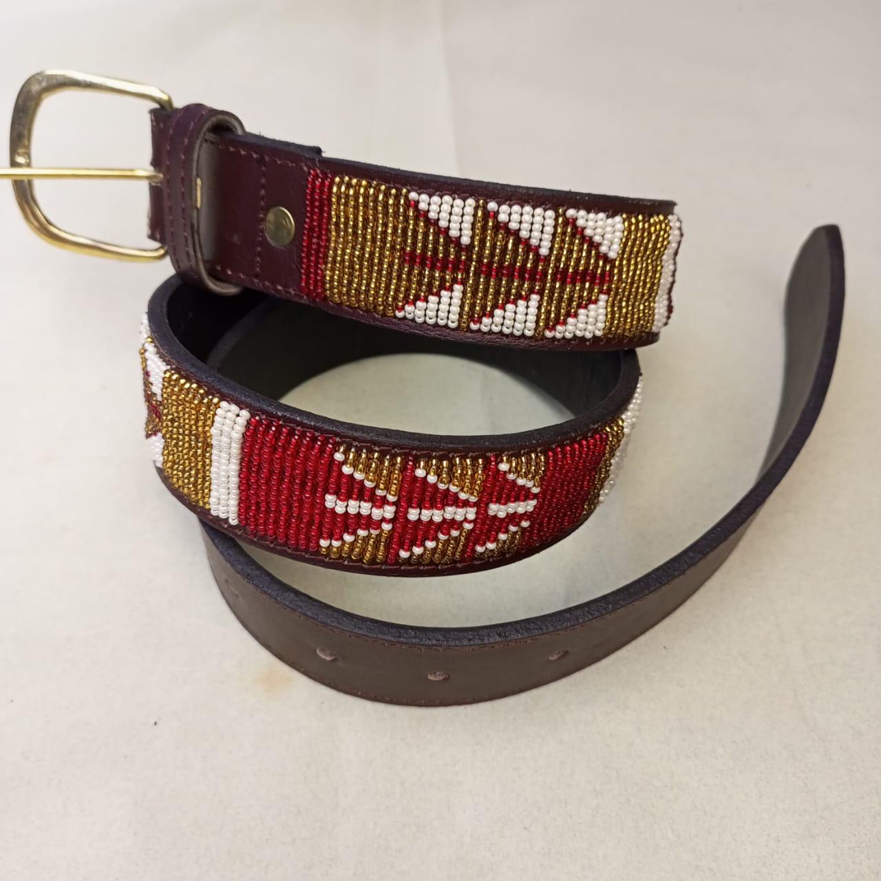 Maasai belt, Leather belt, Beaded belt, Handmade belt, Christmas gifts for loved ones African beaded belt, unisex belt, Casual belt, Boho