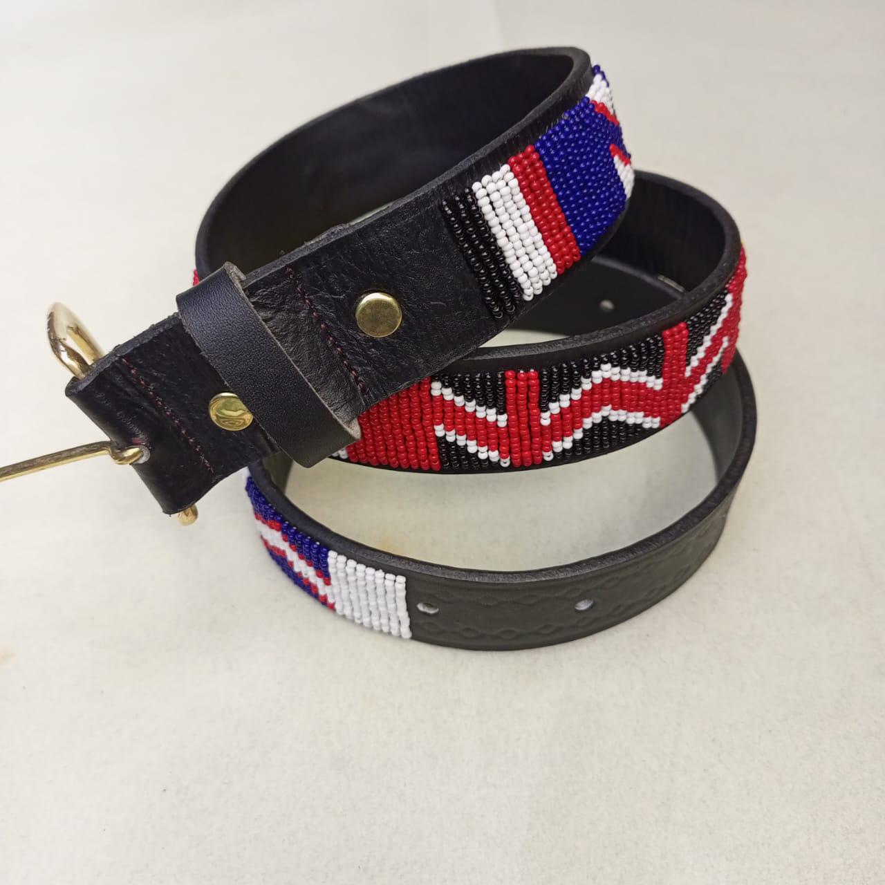 Maasai belt, Leather belt, Beaded belt, Handmade belt, Christmas gifts for loved ones African beaded belt, unisex belt, Casual belt, Boho