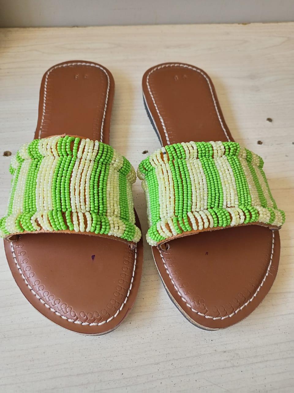 CUSTOMIZED African beaded sandals, summer sandals, Christmas gift for her,mom gift,beach sandals, leather sandals,
