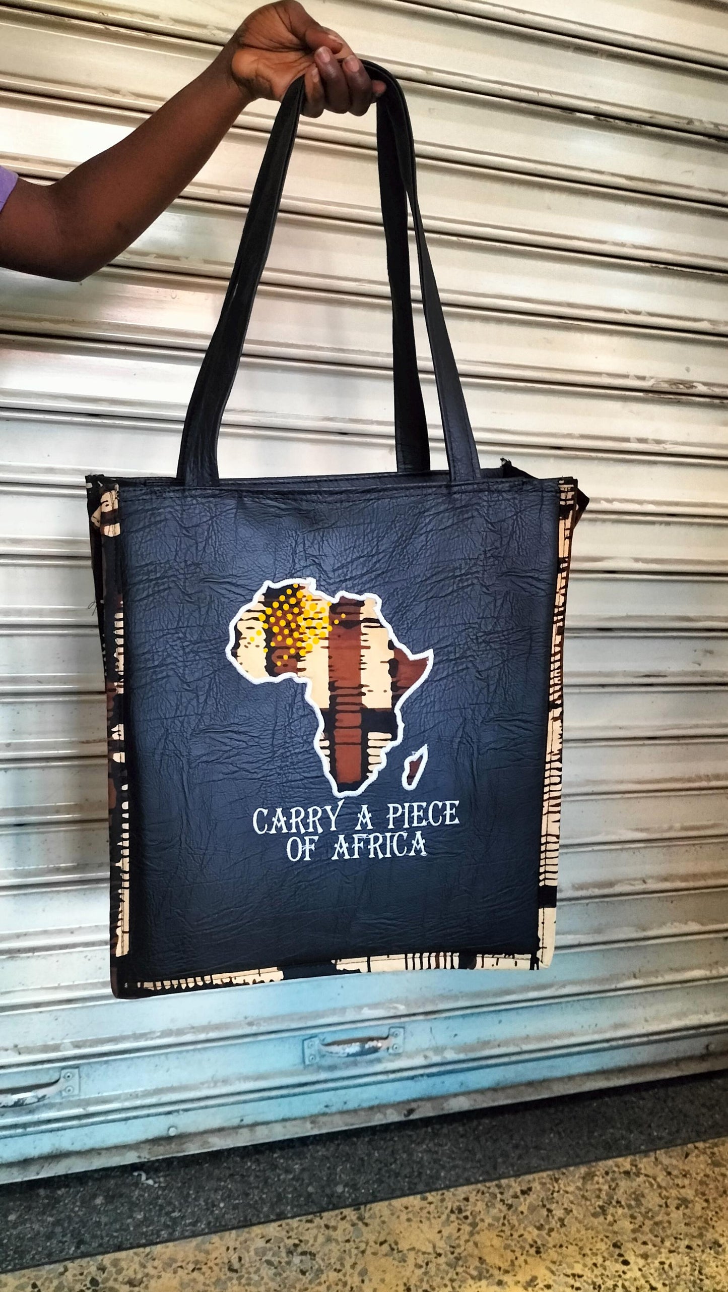 African Leather Tote bag, handcrafted laptop bag,Black woman modern African tote bag, Stylish tote bag,Brown girl bag.