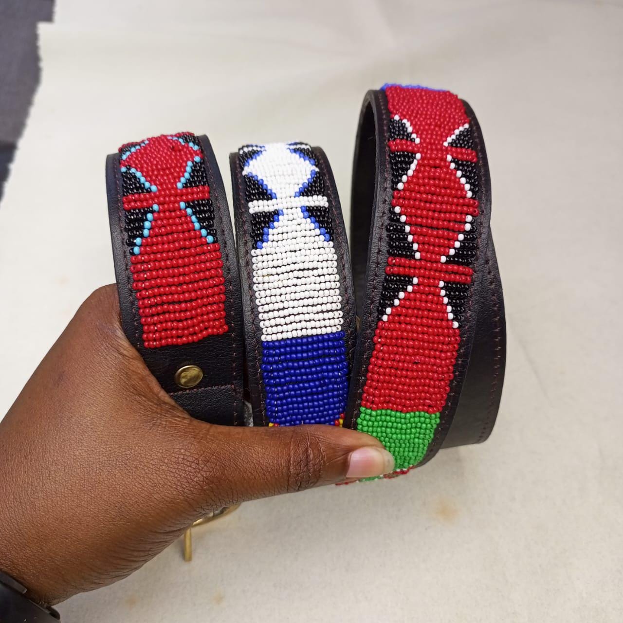 Maasai belt, Leather belt, Beaded belt, Handmade belt, Christmas gifts for loved ones African beaded belt, unisex belt, Casual belt, Boho