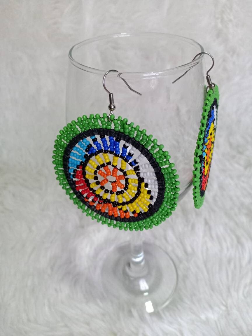 Colorful Boho Style Jewelry/Seed Bead Dangle Earrings for women/Lightweight & Trendy Giftgift for women