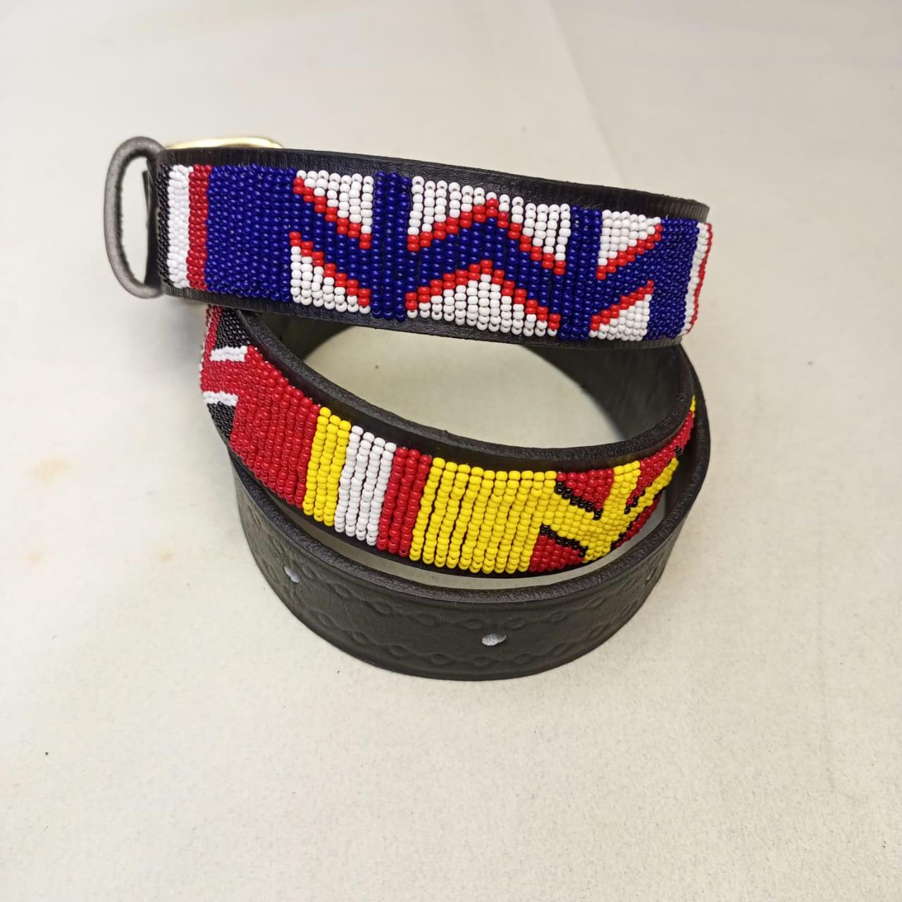 Maasai belt, Leather belt, Beaded belt, Handmade belt, Christmas gifts for loved ones African beaded belt, unisex belt, Casual belt, Boho