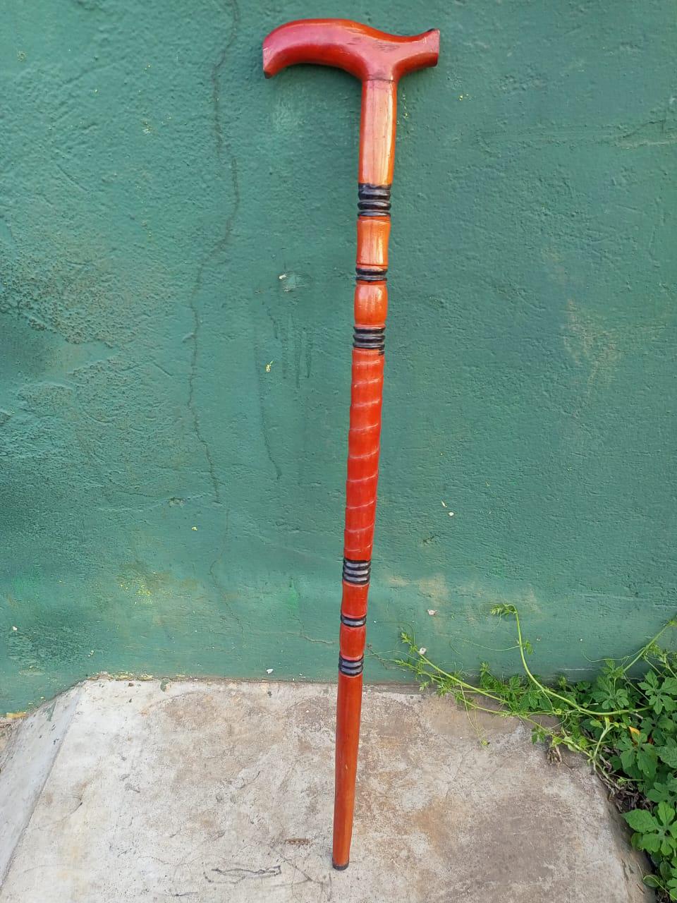 African wood Original Hiking Walking stick/Handmade Kenya Africa Mahogany Hardwood UnisexCane/Hand designed Cane/ Wooden walking stick