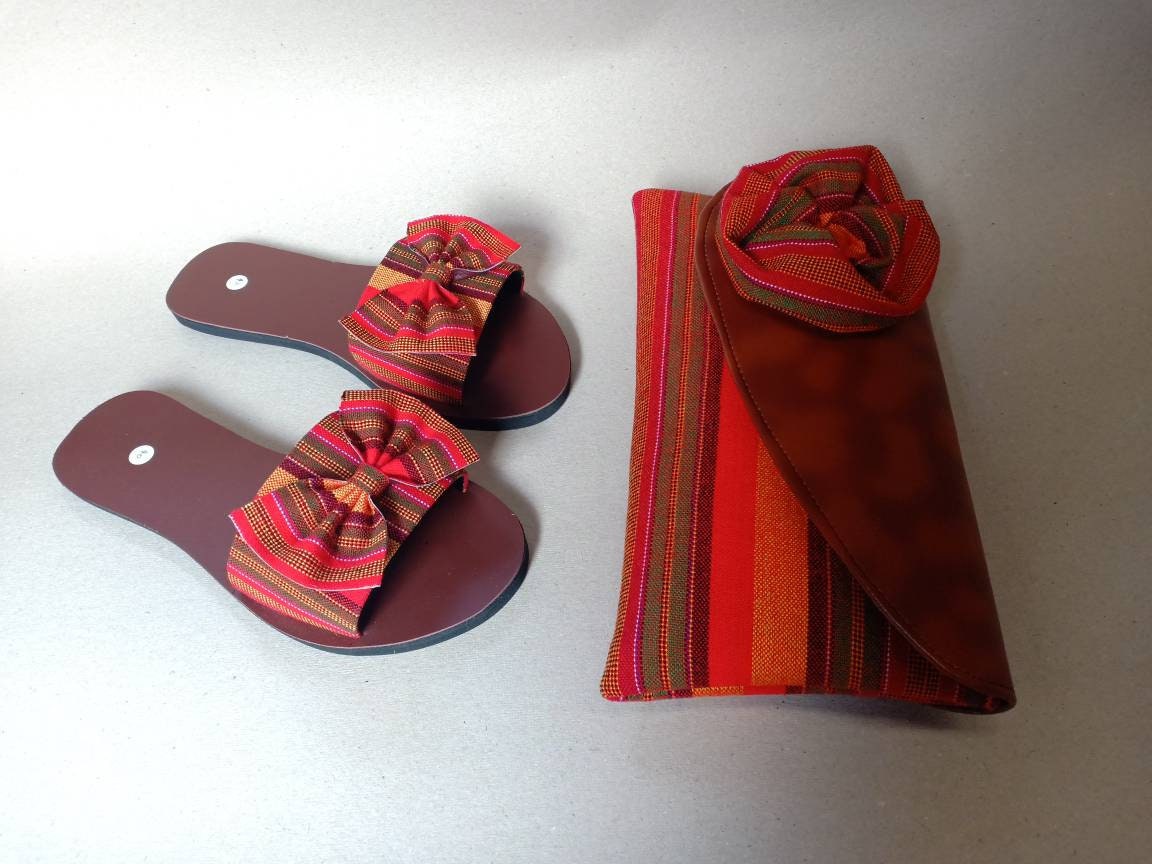 Handmade African Beaded Sandals/Authentic Maasai-Style Leather Flip-Flops Women/Boho Beach Sandals/Comfortable Summer Sandal African Gifts