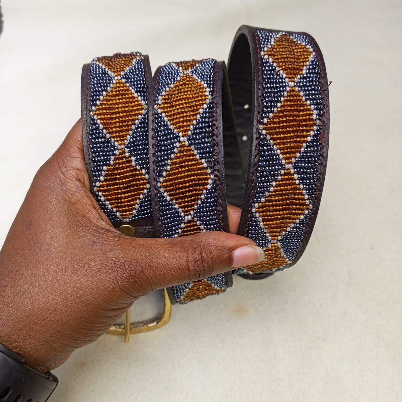 Maasai belt, Leather belt, Beaded belt, Handmade belt, Christmas gifts for loved ones African beaded belt, unisex belt, Casual belt, Boho