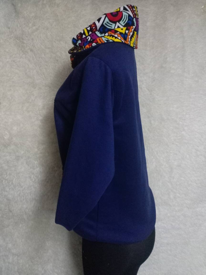 African unisex hood/Handmade Custom Winter Hood/Warm jacket/Custom Winter Hood/Personalized Winter hood /christmass gift