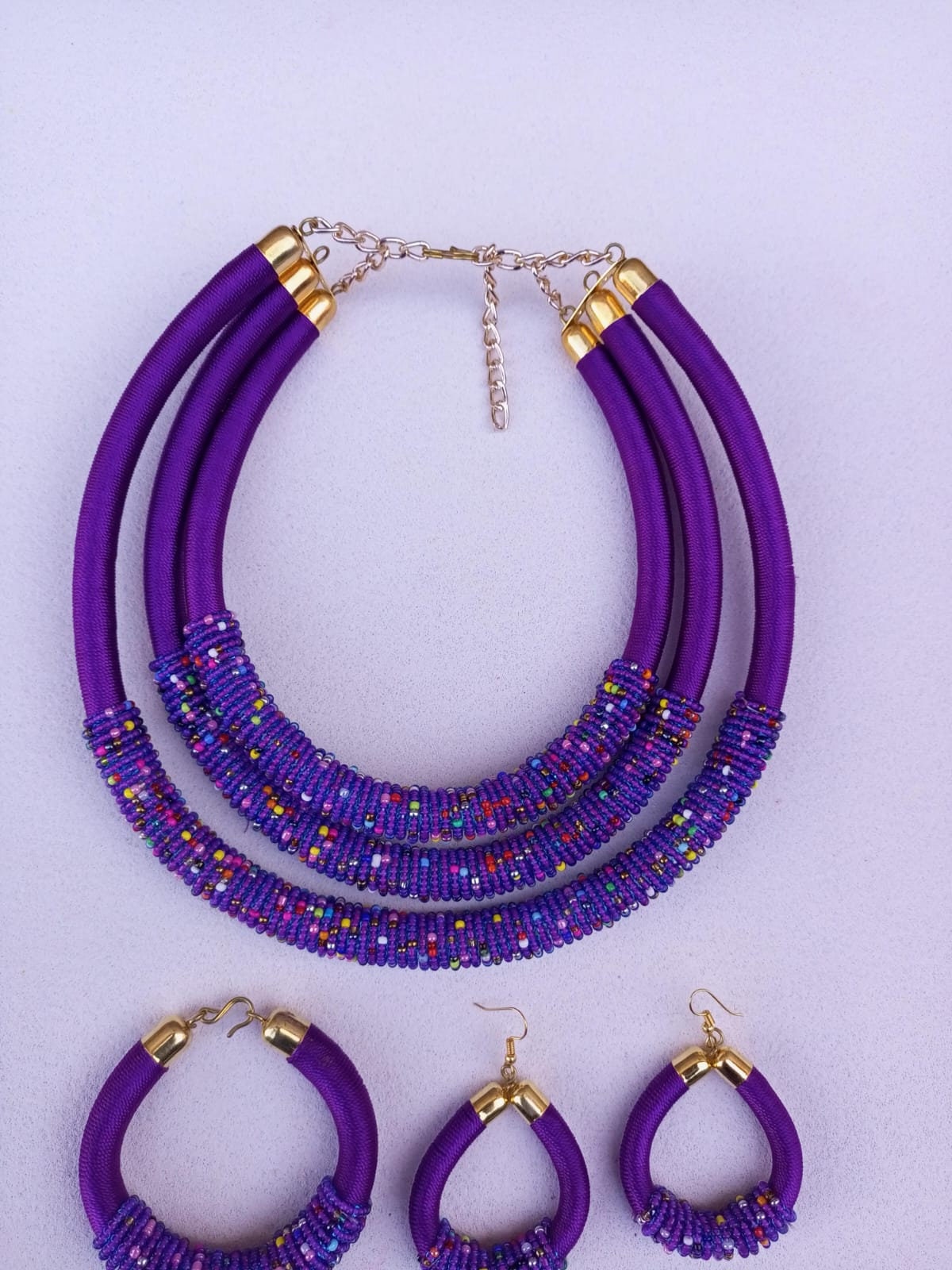 Boho Statement Jewelry/Colorful Seed Bead Necklace/Layered Necklace for Women/Gift for Her/Handmade Beaded Necklace/gift for women
