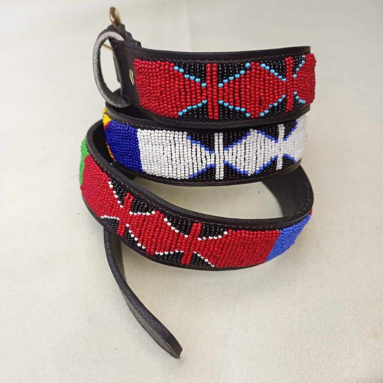 Maasai belt, Leather belt, Beaded belt, Handmade belt, Christmas gifts for loved ones African beaded belt, unisex belt, Casual belt, Boho