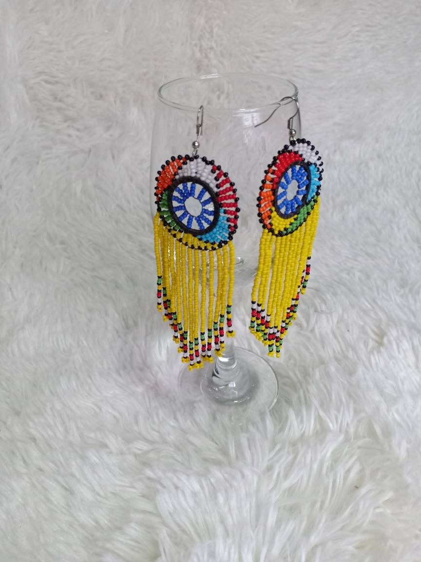 Colorful Boho Style Jewelry/Seed Bead Dangle Earrings for women/Lightweight & Trendy Giftgift for women