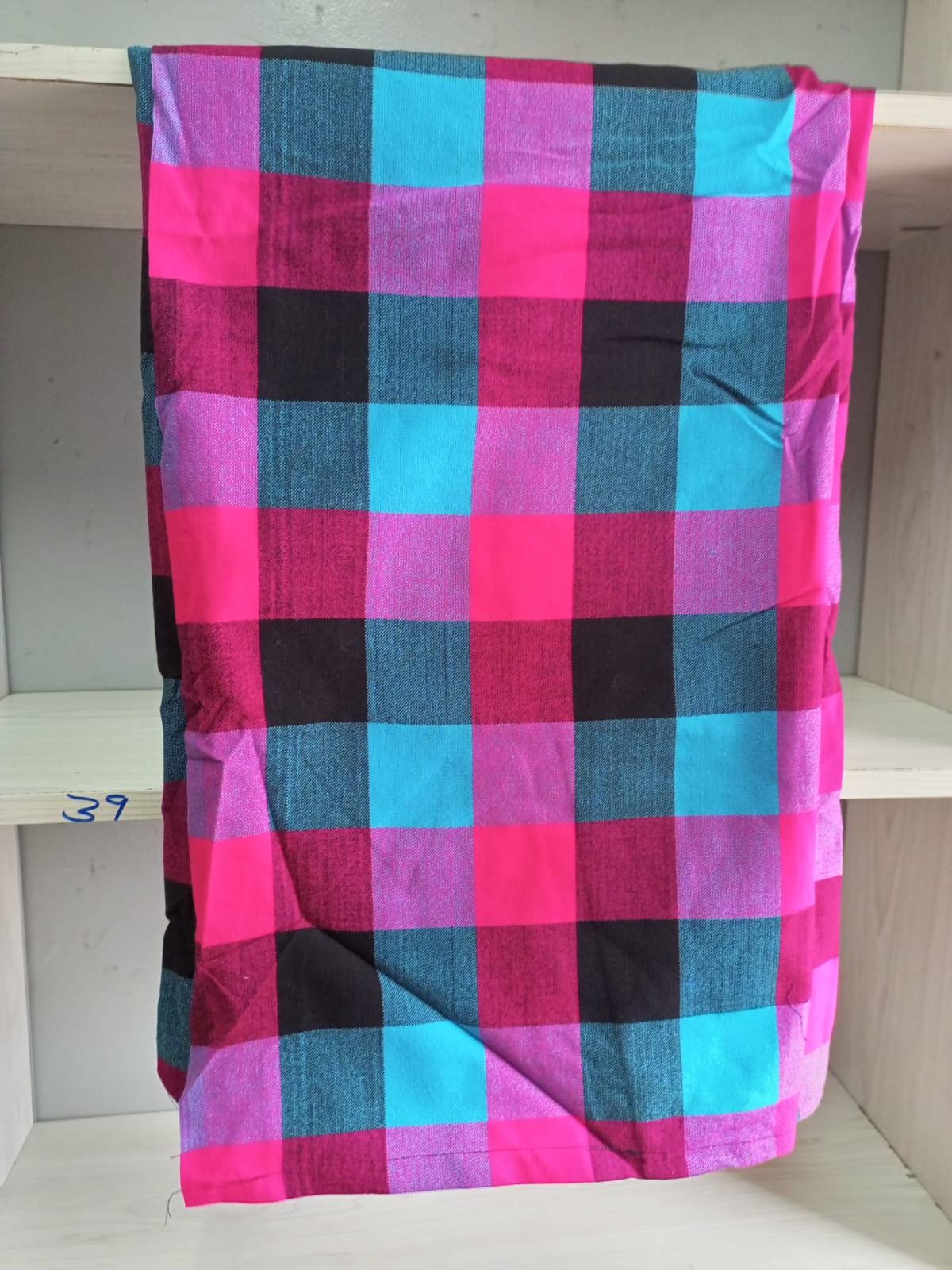 Authentic Maasai Shuka Blanket - Traditional African Tribal Wrap, Red Plaid Safari Blanket for Home Décor or Outdoor Adventures