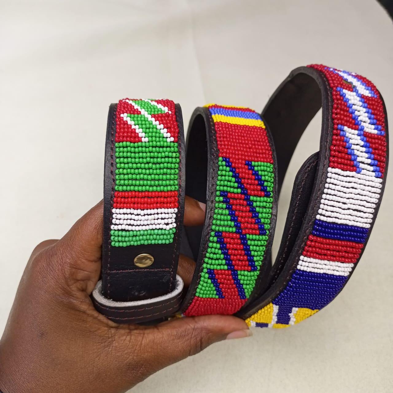 Maasai belt, Leather belt, Beaded belt, Handmade belt, Christmas gifts for loved ones African beaded belt, unisex belt, Casual belt, Boho