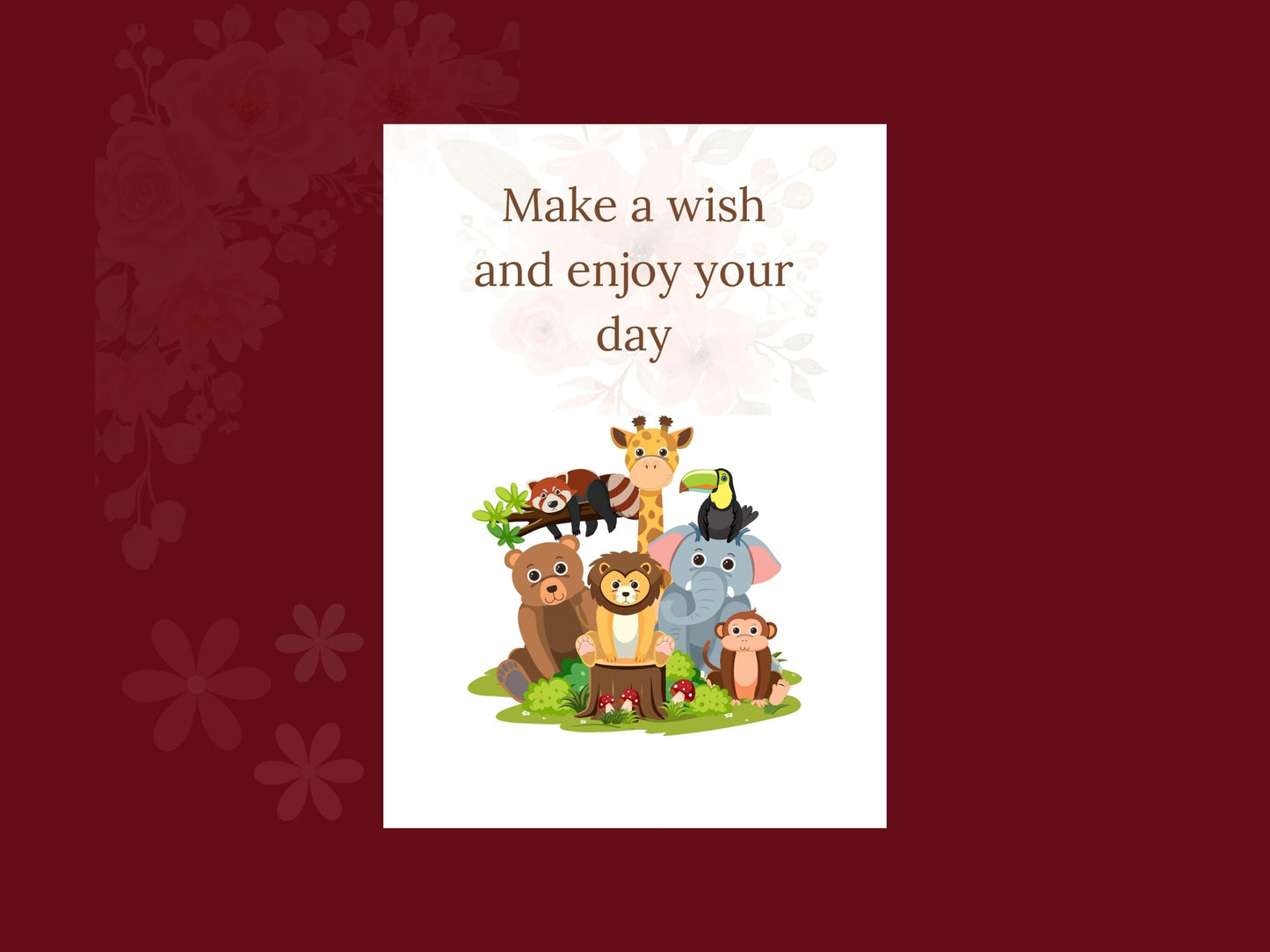 Digital Birthday Card - Instant Download - Cute & Creative Birthday E-Card - No Customization - Perfect for Any Age. single-side digital