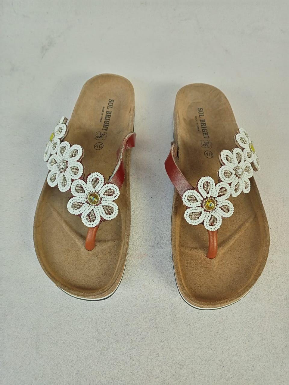 Handmade African Beaded Sandals/Authentic Maasai-Style Leather Flip-Flops Women/Boho Beach Sandals/Comfortable Summer Sandal African Gifts
