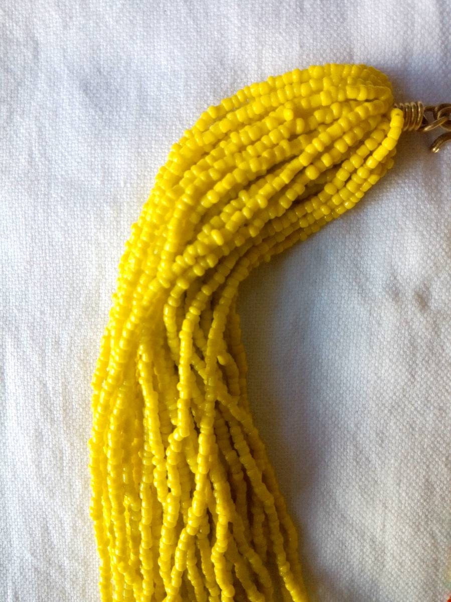 Boho Statement Jewelry/Colorful Seed Bead Necklace/Layered Necklace for Women/Gift for Her/Handmade Beaded Necklace/gift for women