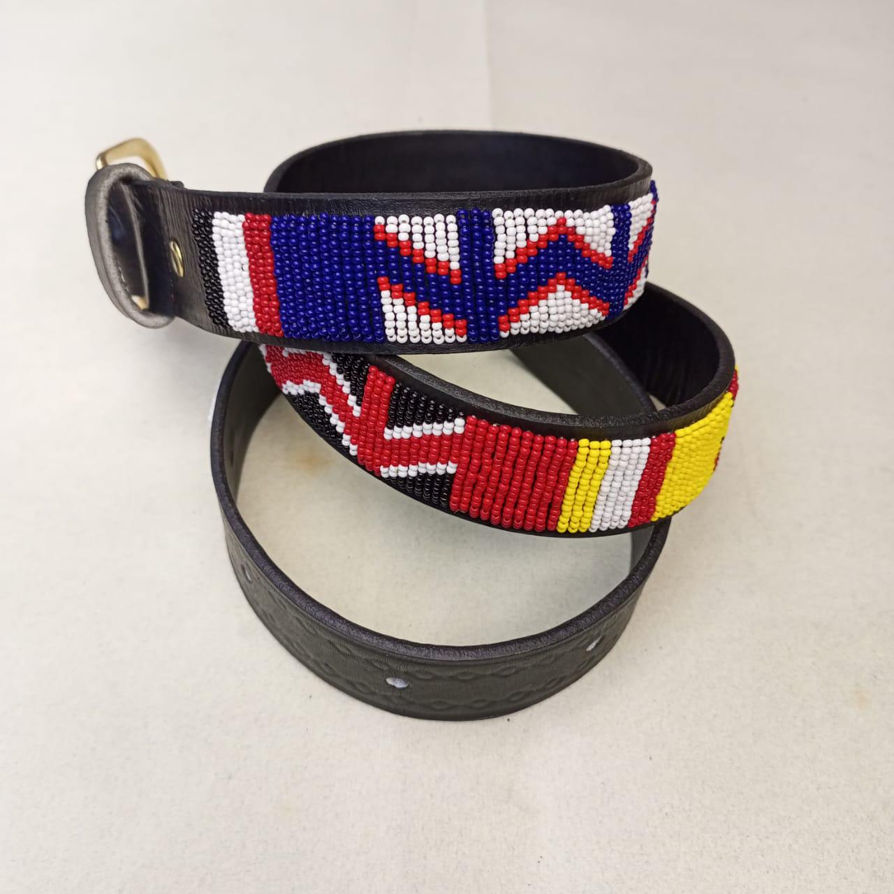 Maasai belt, Leather belt, Beaded belt, Handmade belt, Christmas gifts for loved ones African beaded belt, unisex belt, Casual belt, Boho