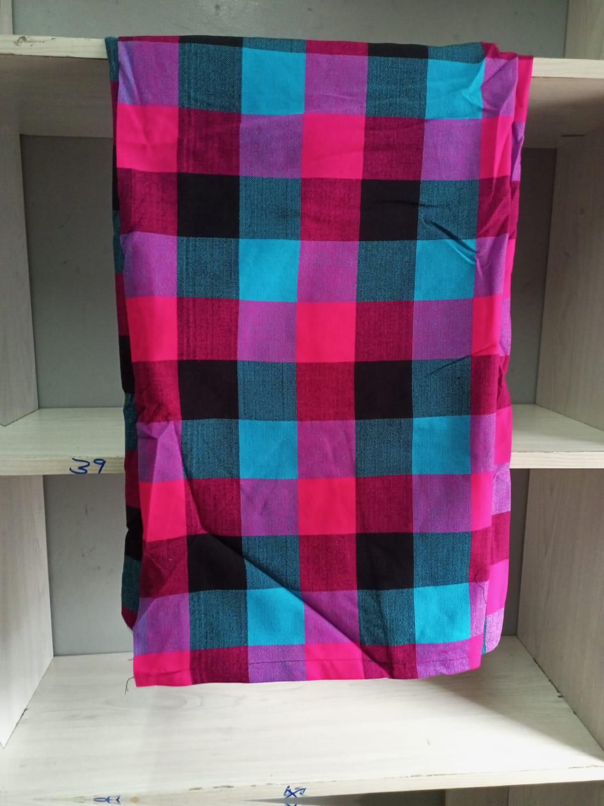 Authentic Maasai Shuka Blanket - Traditional African Tribal Wrap, Red Plaid Safari Blanket for Home Décor or Outdoor Adventures