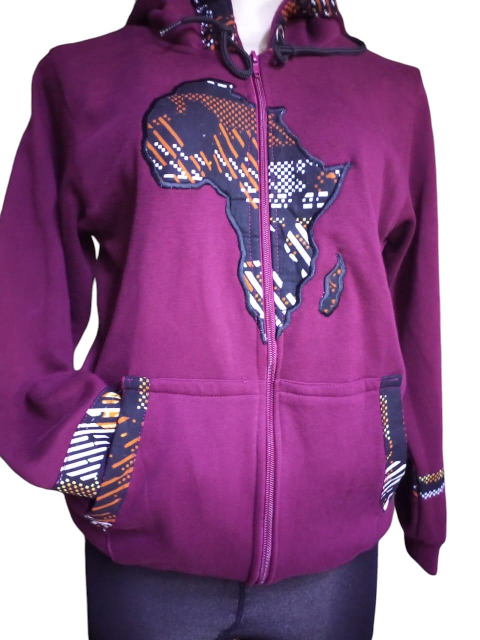African unisex maroon hood/Handmade Custom Winter Hood/Cozy Cold Weather Gear/Winter Hood/Personalized Winter hood/christmass gift