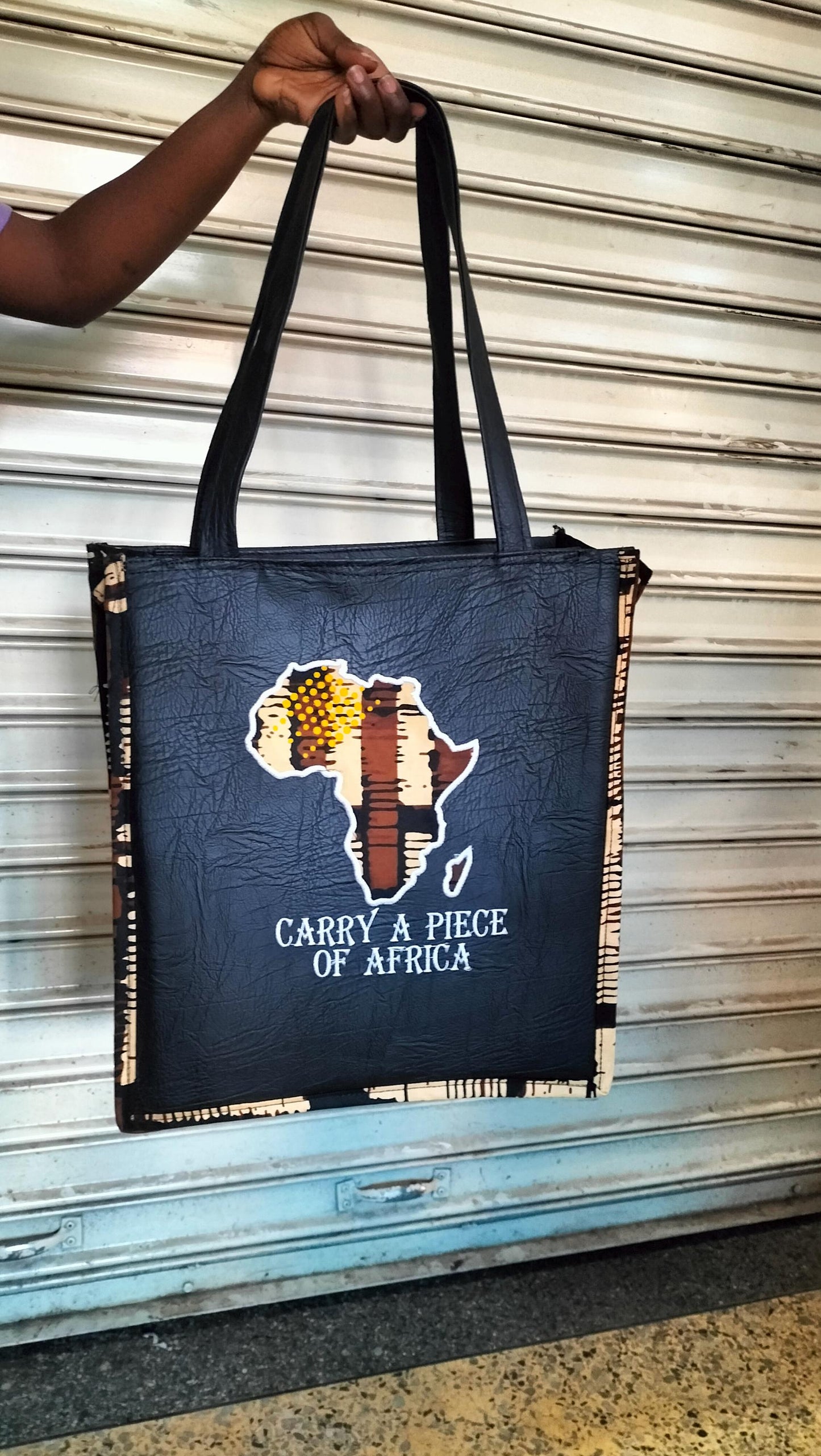 African Leather Tote bag, handcrafted laptop bag,Black woman modern African tote bag, Stylish tote bag,Brown girl bag.