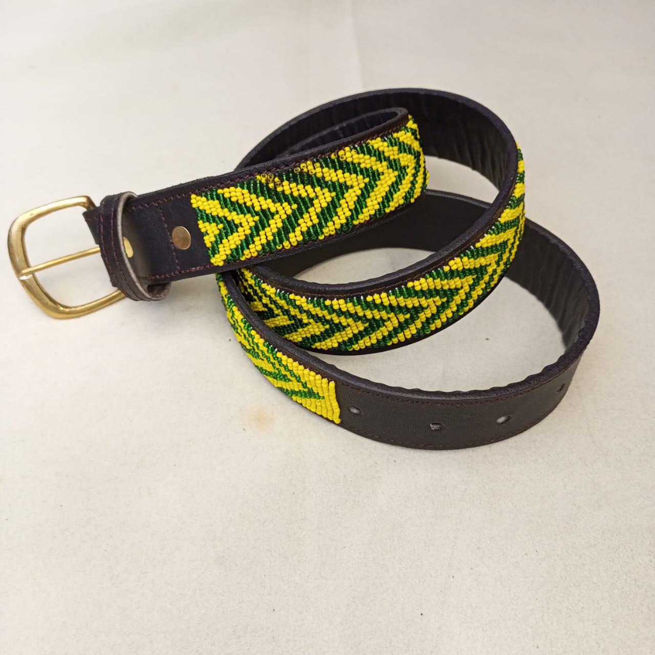 Maasai belt, Leather belt, Beaded belt, Handmade belt, Christmas gifts for loved ones African beaded belt, unisex belt, Casual belt, Boho