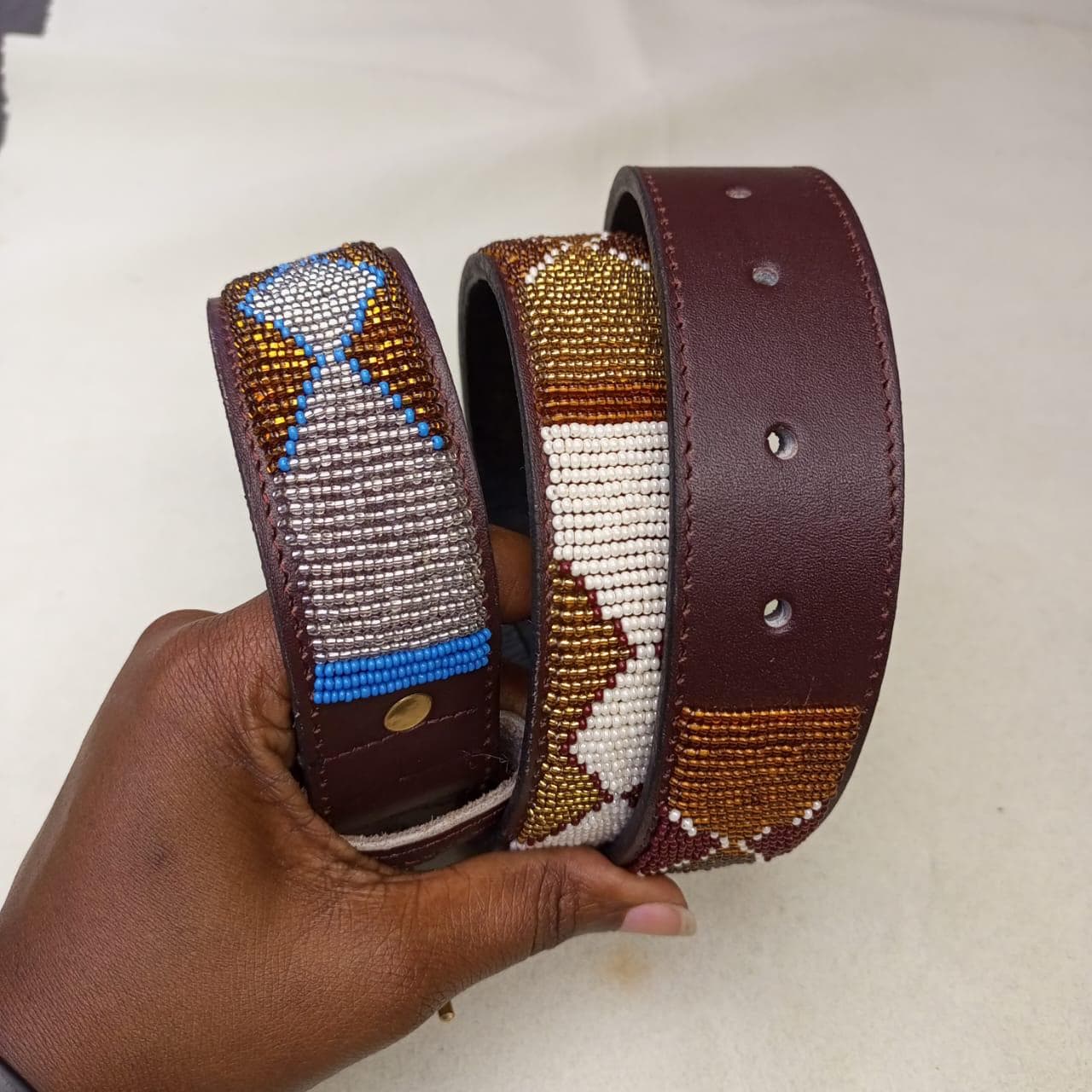 Maasai belt, Leather belt, Beaded belt, Handmade belt, Christmas gifts for loved ones African beaded belt, unisex belt, Casual belt, Boho