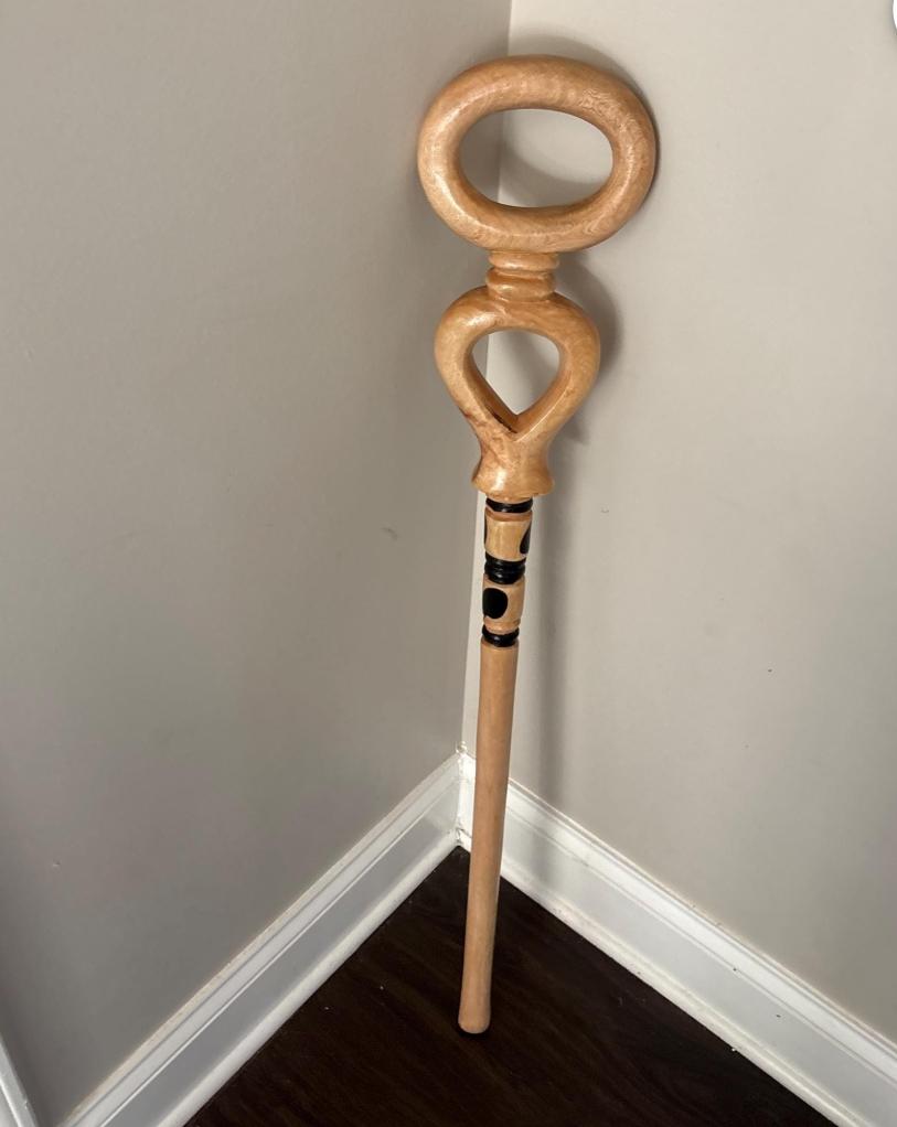 African wood Original Hiking Walking stick/Handmade Kenya Africa Mahogany Hardwood UnisexCane/Hand designed Cane/ Wooden walking stick