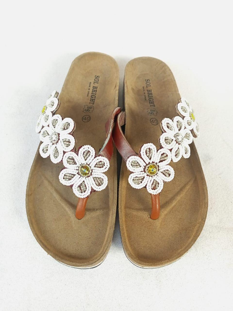 Handmade African Beaded Sandals/Authentic Maasai-Style Leather Flip-Flops Women/Boho Beach Sandals/Comfortable Summer Sandal African Gifts