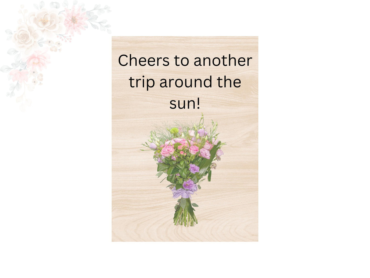 Digital Birthday Card - Instant Download - Cute & Creative Birthday E-Card - No Customization - Perfect for Any Age. single-sided digital