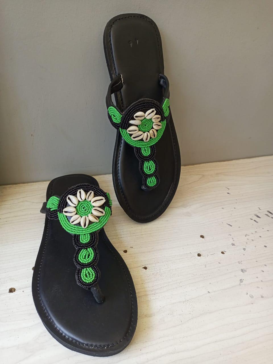 CUSTOMIZED African beaded sandals, summer sandals, Christmas gift for her,mom gift,beach sandals, leather sandals,