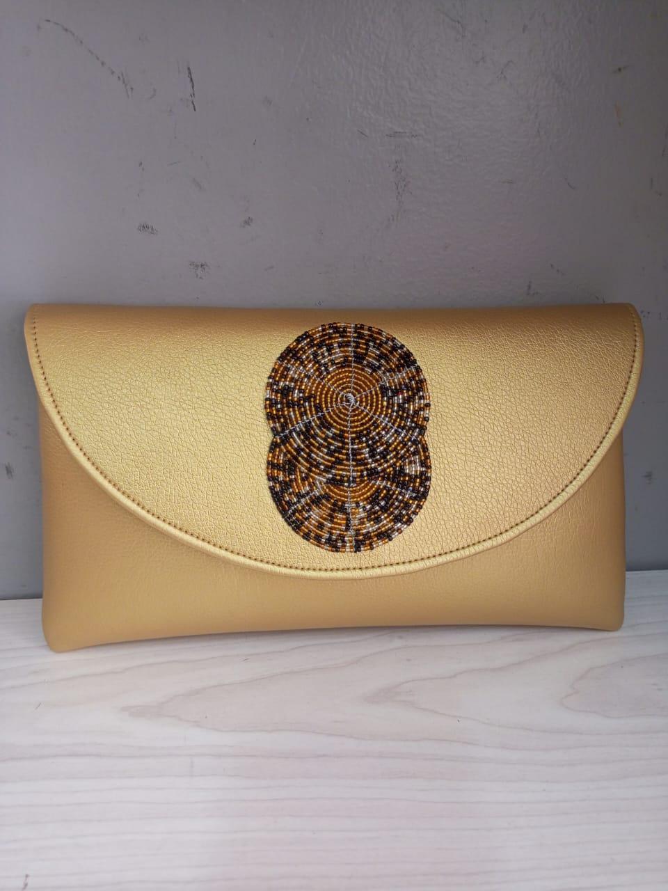 Gold leather African purses, bags,African bag, women purses , gift for her, christmas gift for loved ones,clutch bags, mother's day gifts