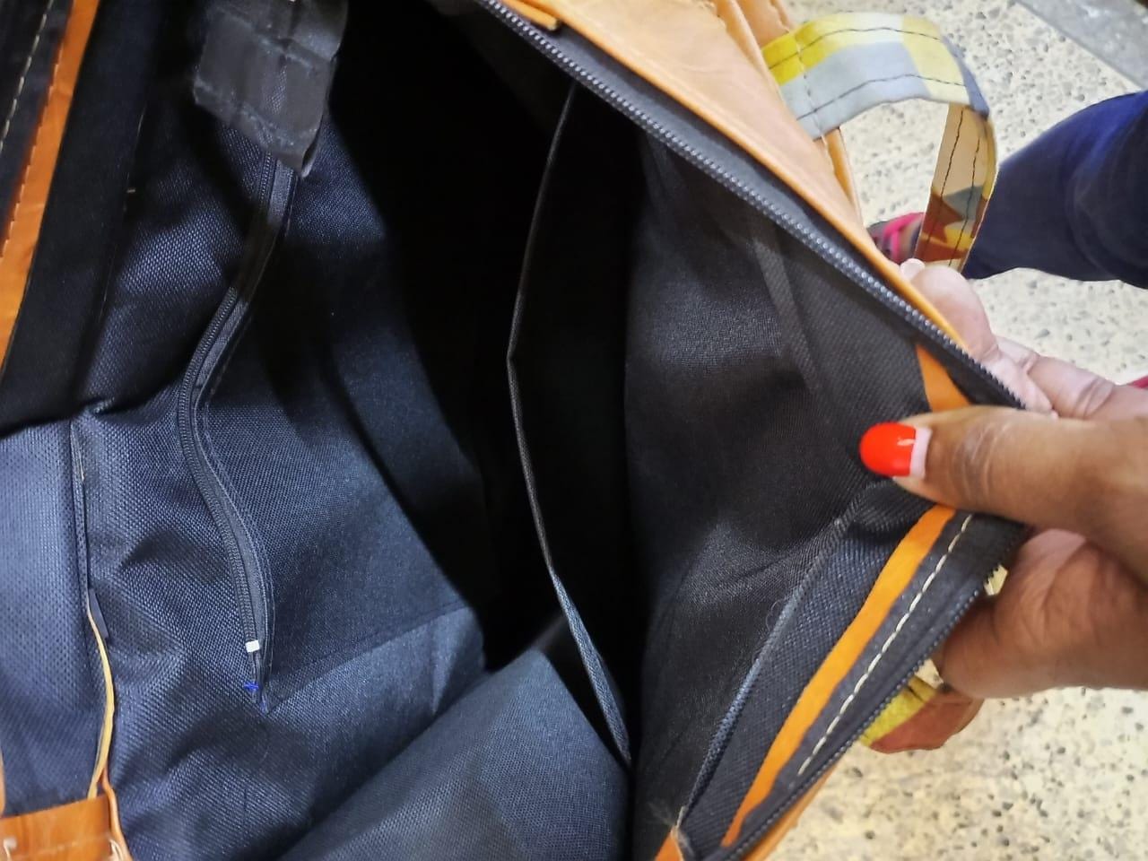 African Leather Tote bag, handcrafted laptop bag,Black woman modern African tote bag, Stylish tote bag, Brown girl bag, travel bag.