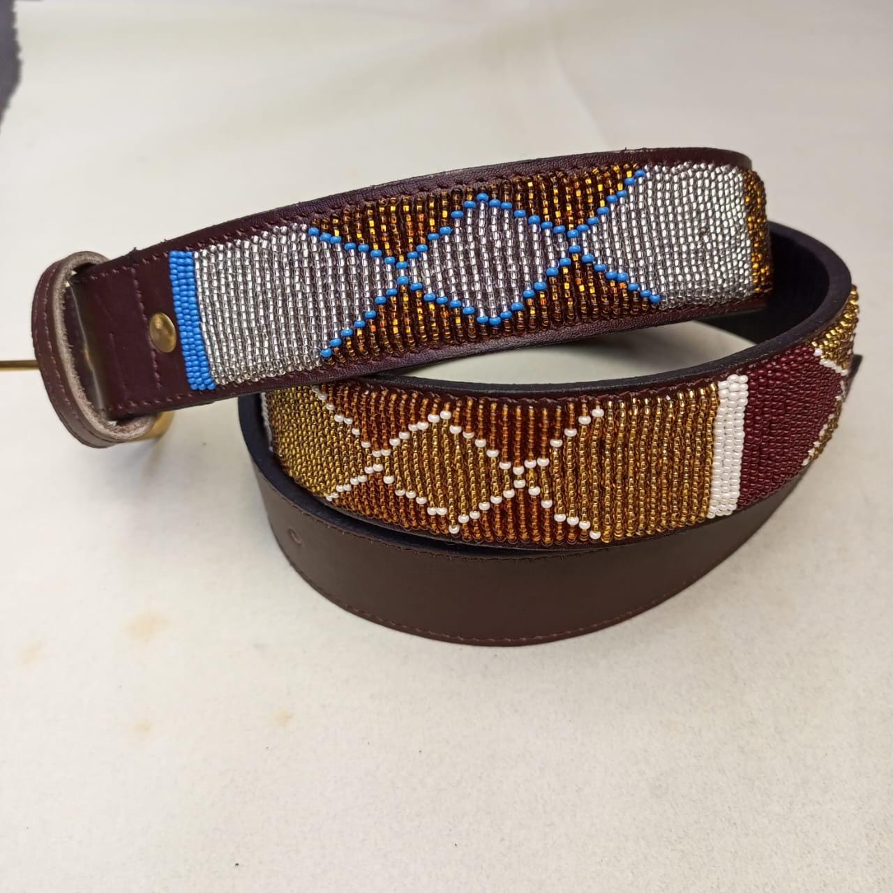 Maasai belt, Leather belt, Beaded belt, Handmade belt, Christmas gifts for loved ones African beaded belt, unisex belt, Casual belt, Boho