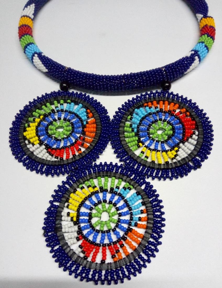 Boho Statement Jewelry/Colorful Seed Bead Necklace/Layered Necklace for Women/Gift for Her/Handmade Beaded Necklace/gift for women